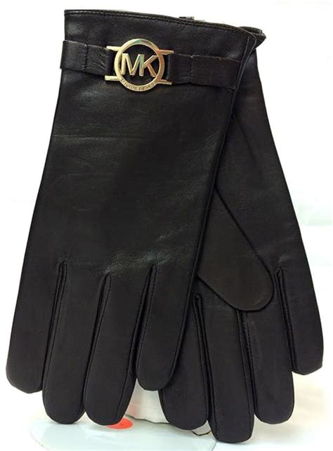 michael kors women's leather gloves